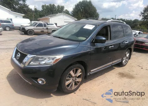 2015 Nissan Pathfinder Platinum from USA, damaged, VIN 5N1AR2MN5FC695302